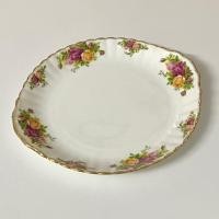 ราคา OLD ROSE COUNTRY BREAD PLATE ROYAL ALBERT ENGLAND (28467213801)