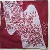 ราคา ผ้าพันคอญี่ปุ่น ผ้าคลุมไหล่ Scarf จากญี่ปุ่น ของแท้ มือสอง สี Burgundy (24930301685)