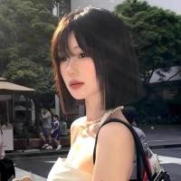 ราคา ️ Qi Bangs BOBO Head วิกผมหญิงทุกวัน All-Match สั้น BOBO Head หลายสีตัวเลือกสีดําสีน้ําตาลอ่อนสีน้ําตาลเข้มไวน์ทองสีแดงสีดําสีน้ําตาลจําลองผมธรรมชาติการปรับเปลี่ยน Face Shape Influencer Commuter W (4