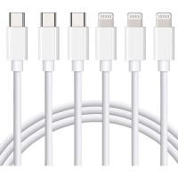 ราคา Mitesbony USB C to Lightning Cable [ได้รับการรับรอง MFi] 3Pack 6FT สายชาร์จ iPhone Power Delivery Type C สายชาร์จเร็วเข้ากันได้กับ iPhone 14 13 12 11 Pro Max XS Max XR X 8 i (28145417225)