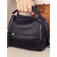 ราคา Canson K ck กระเป๋าบอสตันแท้ผู้หญิงแฟชั่นกระเป๋าถือหนังแท้ First Layer Cowhide กระเป๋าสะพาย Messenger (53660503682)