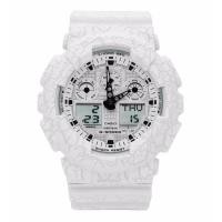 ราคา ลดเพิ่ม 330 ใส่โค้ด INCZ8H3 ﻿CASIO G-SHOCK รุ่น GA-100CG-7ADR นาฬิกาข้อมือ สายเรซิ่น สีขาว (7841356704)