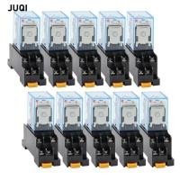 ราคา ✢10Pcs LY2NJ small Electromagnetic Power Relay DC12V DC24V AC110V AC220V Small relay 10A 8 Pins Coil (27905268094)
