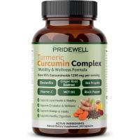 ราคา PRIDEWELL แคปซูลขมิ้นชัน Curcumin สูตร Mobility & Wellness พร้อมสารสกัดจากพริกไทยดํา, พอร์ตต้านอนุมูลอิสระ, แคปซูลใช้งานง่าย (51365081786)