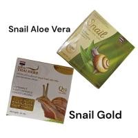 ราคา Snail Aloe Vera Face Cream / Snail Gold Face Cream 50g. Royal Thai Herb ครีมสเนลว่านหางจระเข้ สเนลโกลด์ ครีมบำรุงหน้า (27787810761)