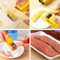 ราคา ที่หั่นไส้กรอก ที่หั่นแตงกวา ที่หั่นกล้วยหอม ที่หั่นสไลด์กล้วยหอม (6701215890)