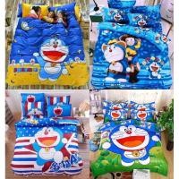 ราคา ผ้าปูที่นอนลายโดเรม่อน1ชุด6 ชิ้นขนาด3ฟุต,3.5ฟุต,5ฟุต,6ฟุต (20374456802)
