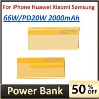 ราคา Power Bank 20000mAh 66W PD Super Fast Charging สําหรับ IPhone Huawei Xiaomi Samsung Powerbank ภายนอกแบตเตอรี่ Pack (47012405827)