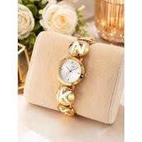 ราคา นาฬิกาข้อมือ แฟชั่น แบรนด์ สายเลส สีทอง (49012607000)