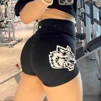 ราคา Darcsport Wolf Head เอวสูง Nude โยคะกางเกงร้อนพีชสะโพก Body Sculpting วิ่งออกกําลังกายกางเกงขาสั้นกีฬา (44232551918)
