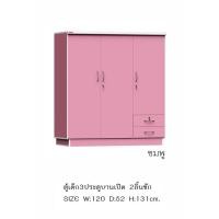 ราคา WK003Pตู้เสื้อผ้าเด็ก 4 ฟุตสูง 131ซม.(สินค้าแพ็คกล่อง) (5056389374)