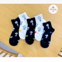 ราคา ถุงเท้าหุ้มข้อ ลายสนูปปี้น่ารัก (เซ็ท 5 คู่) เนื้อผ้า cotton 100 พร้อมส่ง (20244510987)