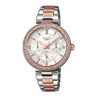 ราคา Casio Sheen นาฬิกาข้อมือผู้หญิง สายสแตนเลส รุ่น SHE-3068,SHE-3068SPG,SHE-3068SPG-7A (22231728140)