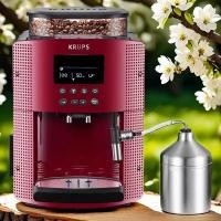 ราคา KRUPS เครื่องชงกาแฟเครื่องชงกาแฟเอสเพรสโซเครื่องชงกาแฟอัตโนมัติบดสดรวมทำความสะอาดอัตโนมัติ (4262419417)