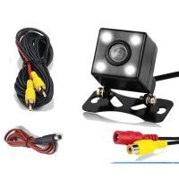 ราคา กล้องถอย โคตรชัดCCD HD กันน้ำ 4LED กล้องมองหลัง ภาพชัดHD/ สายวิดีโอ ความยาว 5 เมตร/20เมตร กล้องมองหลังติดรถยนต์ กันน้ำ C (24173986557)