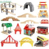 ราคา QUINTON รางรถไฟชุดไม้ติดตามอุปกรณ์เสริมติดตามของเล่นติดตามของเล่นเพื่อการศึกษาของเล่นสะพานอุโมงค์การเรียนรู้การศึกษาประกอบชุดไม้รางรถไฟ (54614149643)