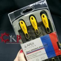 ราคา ตะไบ APEX พร้อมด้าม 2 สี แบบ 6 ตัวชุด 5x190 mm. // ออกใบกำกับภาษีได้ (1772044248)