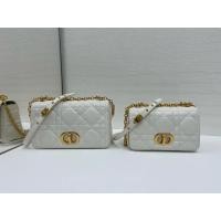 ราคา หรูหรา Dior/CD/D Home/Dior Dior สไตล์ใหม่ CARO Chain Flap กระเป๋าเปิดปิดจับคู่ลูกบิดประเภท CD หัวเข็มขัดหวายลายสก๊อตนุ่มหนังวัวไหล่กระเป๋า Messenger ผู้หญิง 2360/2350 (50714673745)