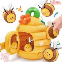 ราคา LIILACC Montessori ของเล่นตุ๊กตาสัตว์เสียงของเล่นเด็กคุณภาพสูง Interactive Plush Barn ตุ๊กตาสัตว์ Baby Sensory ของเล่น 6-12 เดือนเด็ก (41182954173)