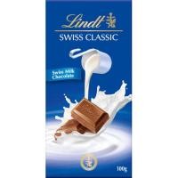 ราคา ลินด์ช็อกโกแลตนม 100กรัม Lindt Milk Chocolate 100g. [หมายเลขบาร์โค้ด 7610400012676] (47962751916)