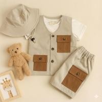 ราคา เสื้อกั๊กเด็กซาฟารีกลางแจ้งสําหรับทั้งชายและหญิง | เสื้อกั๊กผจญภัยเด็ก | ชุดเสื้อผ้าเด็กผู้ชาย&เด็กหญิงซาฟารี (42878358700)