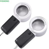 ราคา YISHENG 30X แว่นขยาย, เลนส์แว่นตา Loupe แว่นขยายแบบใช้มือถือ, แบบพกพา 4 ไฟ LED Double Llayer HD แว่นขยายอ่านหนังสือ Iinspection เครื่องมือ (48013617797)