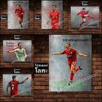 ราคา โปสเตอร์โลหะ Liverpool เซตตำนานและอดีตนักเตะลิเวอร์พูล แผ่นหนา สกรีนลายเหล็กขูดขีด เท่ๆ ป้ายเหล็ก ตกแต่งห้อง แต่งร้าน (16893647641)