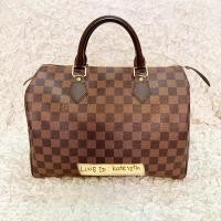 ราคา LV Louis Vuitton Speedy 30 Damier มือสอง ของแท้ รุ่นสุดฮิต (6568631315)