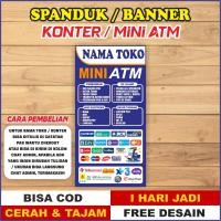 ราคา Mini ATM Banner Banking Refill Pay Tag Bright Sharp (52459899637)