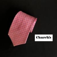 ราคา Necktie เนคไทแบรนด์เนม Church's ของแท้ มือสอง สภาพดี ราคาถูก ผ้าไหม (4859618274)