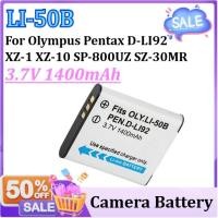 ราคา LI-50B LI50B แบตเตอรี่ 3.7V 1400mAh สําหรับ Olympus Pentax D-LI92 XZ-1 XZ-10 SP-800UZ SZ-30MR 9000 9010 LI 50B D-LI92 แบตเตอรี่กล้อง (45212163876)