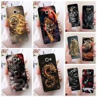 ราคา สําหรับ Samsung Galaxy A5 2017 2016 กรณี SM-A520 A520F A510Y A510M ฝาครอบ Cool ทาสีมังกร Lion Tiger ซิลิโคนอ่อนนุ่มปลอก TPU ใส (49163257209)