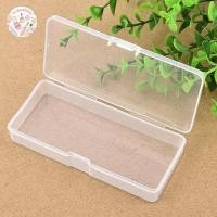 ราคา [CLIXNIZOQUE] กล่องเก็บของพลาสติกใส 1 ชิ้นพร้อมฝาปิด, , เคสสี่เหลี่ยมผืนผ้า (45914065289)