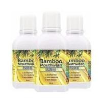 ราคา Bamboo Mouthwash Plus น้ำยาบ้วนปาก แบมบูเม้าท์วอช พลัส หมดปัญหากลิ่นปาก คราบพลัค หินปูน ( 3 ขวด ) (410894240)
