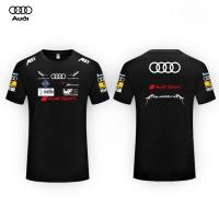 ราคา เสื้อยืดทีมแข่งรถ Audi Sport Racing Team เสื้อยืดพิมพ์ลายนักแข่งรถ เสื้อยืดแขนสั้นทรงหลวมใส่สบายสำหรับแฟนคลับทีมแข่งรถ (45262427133)