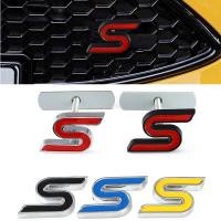 ราคา 3D โลหะ S โลโก้กระจังหน้าป้ายสัญลักษณ์รถด้านหลังสติกเกอร์สําหรับ Ford Focus Fiesta Escape Ecosport Kuga Mondeo อุปกรณ์เสริม (21786795776)