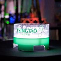 ราคา บาร์ KTV อะคริลิค Luminous เบียร์ Iced Wine Barrel พลาสติกตะกร้าเบียร์ที่วางแก้วไวน์ LED Luminous Ice Barrel (52163706957)