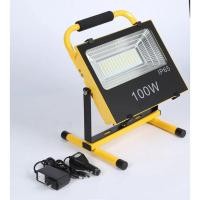 ราคา หลอดไฟสปอร์ตไลท์แบบ LED พกพา Out Door พร้อมแบตเตอร์รี่ กำลังวัตต์ 100 W (17290475845)