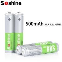 ราคา Soshine 4PC Rechargeable Battery AAA 1.2V 500mah Batteries NIMH 500mah Aaa Low Self Discharge Batteries 1000 Times Cycle (27464748283)