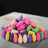 ราคา 100pcs/bag Natural Waterfall Incense Cones Reflux Tower Incense For Burner Smoke Backflow Cone Fragrance Lavender Aromat (29763684602)