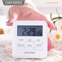 ราคา [CHEFMADE.os] Digital Kitchen Timer Lcd Digital Kitchen Timer With Alarm Timer Clock Dapur Timer Baking Kitchen Baking (53814488690)