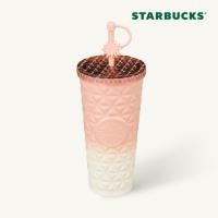ราคา ✅ ขายดี Starbucks Korea 2025 SS Sunset Summer Dion Cold Cup 591ml - Limited MD แก้วสตาร์บัคเกาหลี (42860844919)