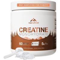 ราคา Creapure Creatine Monohydrate Powder, 60 Serings, Unflaored, NSF Certified Creatine สําหรับการเจริญเติบโตของกล้ามเนื้อ, Strength Recoery, Pure German Creatine Monohydrate สําหรับผู้หญิงผู้ชาย (4786509