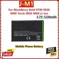 ราคา สําหรับ BlackBerry Bold 9790 9930 9900 ไฟฉาย 9850 9860 Li-ion ใหม่ J-M1 JM1 เปลี่ยนแบตเตอรี่โทรศัพท์มือถือ 3.7V 1230mAh (27245382367)