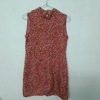 ราคา เดรสแขนกุดลายดอก เดรสสั้นลายดอก (55161469107)