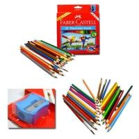 ราคา (REDMONZTER) : สีไม้ระบายน้ำนกแก้ว 24 กล่องกระดาษ : Faber-Castell 24 Watercolour Pencils (42306029226)