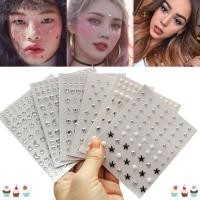 ราคา JONY1TWDD สติ๊กเกอร์แต่งหน้า, อัญมณีหน้าคริสตัล Moon Star, Jewel Tattoo Summer Decor สติกเกอร์เพชร (54114821959)