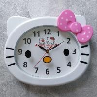 ราคา เมซิน Hello Kitty นาฬิกาแขวน Hello Kitty ตัวอักษรหัวที่ไม่ซ้ํากันตกแต่งบ้านที่ทันสมัยกวาดเครื่อง (56650067213)