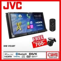 ราคา JVC KW-V51BT เครื่องเล่นติดรถยนต์พร้อมจอ AMORNAUDIO อมรออดิโอ (3419758770)