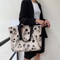 ราคา กระเป๋าใบใหญ่ ลายการ์ตูน มิกกี้เมาส์ Mickey Mouse วัสดุผ้าแคนวาสหนา จุของได้เยอะ ถือได้ / สะพายไหล่ได้ (43331773309)
